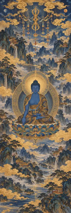 Akṣobhya, Buddha de la sabiduría semejante a un espejo