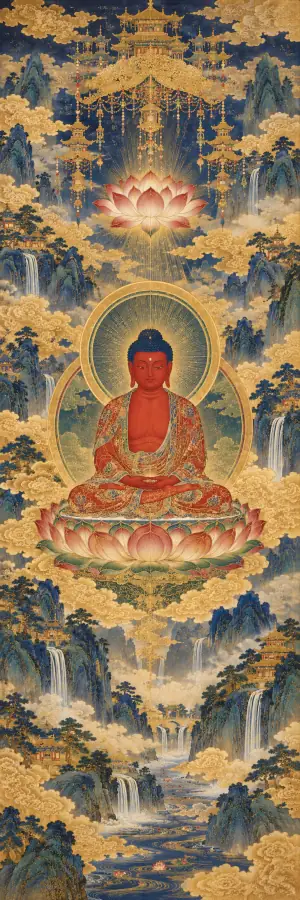Amitābha, Buddha de la sabiduría del discernimiento
