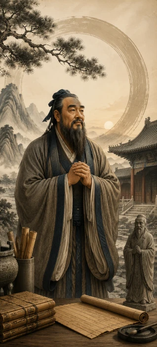 Imagen representativa de la Filosofía Confuciana