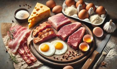Dieta keto baja en carbohidratos y rica en grasas