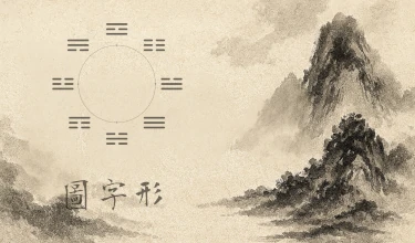 Tuzai: hexagramas, caracteres Chinos y pintura china