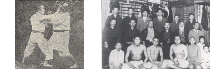 Choky Motobu y Konishi Yasuhiro 